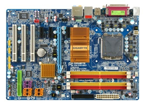Bild von Gigabyte GA-P35-DS3 (rev. 1.0) Intel® P35 + ICH9 Chipset LGA 775 (Socket T) ATX