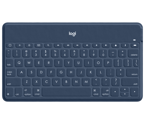 Bild von Logitech Keys-To-Go Norwegisch Bluetooth Blau