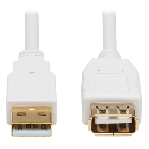 Bild von Tripp Lite U024AB-003-WH USB Kabel USB 2.0 0,91 m USB A Weiß