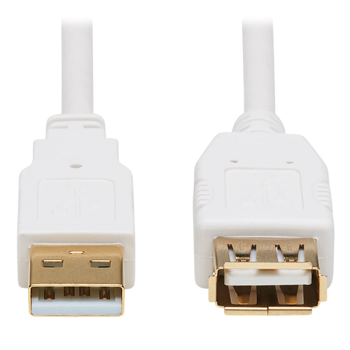 Bild von Tripp Lite U024AB-006-WH USB Kabel USB 2.0 1,83 m USB A Weiß