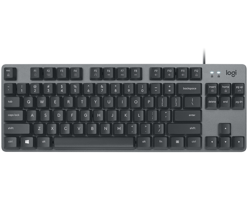 Bild von Logitech K835 TKL Mechanical Keyboard Tastatur Büro USB Deutsch Graphit, Grau