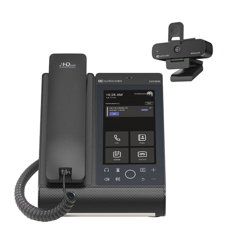 Bild von AudioCodes RXVCAM10-B17 IP-Telefon Schwarz TFT