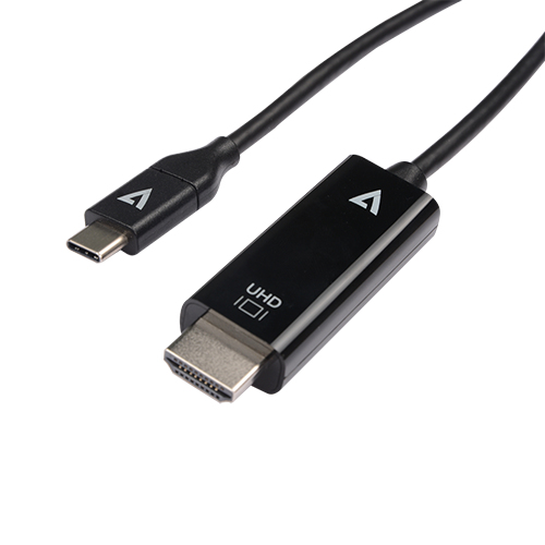 Bild von V7 V7UCHDMI-1M Videokabel-Adapter USB Type-C 3.2 Gen 1 HDMI Schwarz