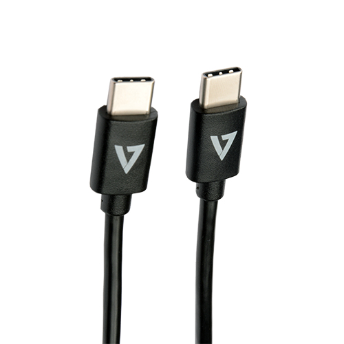 Bild von V7 V7USB2C-2M USB Kabel USB 2.0 USB C Schwarz