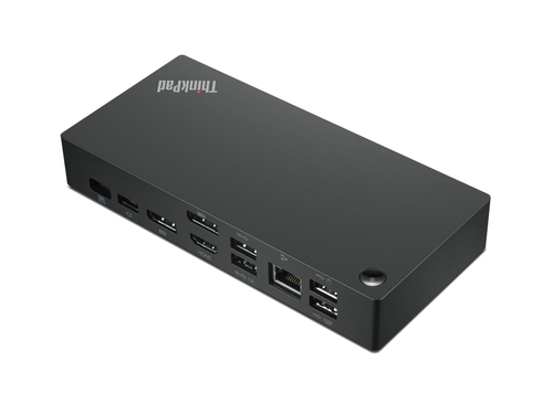 Bild von Lenovo 40AY0090IT Notebook-Dockingstation & Portreplikator Kabelgebunden USB 3.2 Gen 1 (3.1 Gen 1) Type-C Schwarz