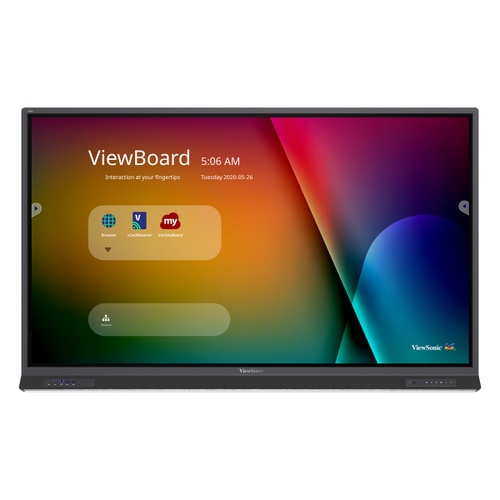 Bild von Viewsonic IFP7552-1A Signage-Display Interaktiver Flachbildschirm 190,5 cm (75 Zoll) WLAN 400 cd/m² 4K Ultra HD Touchscreen Eingebauter Prozessor Android