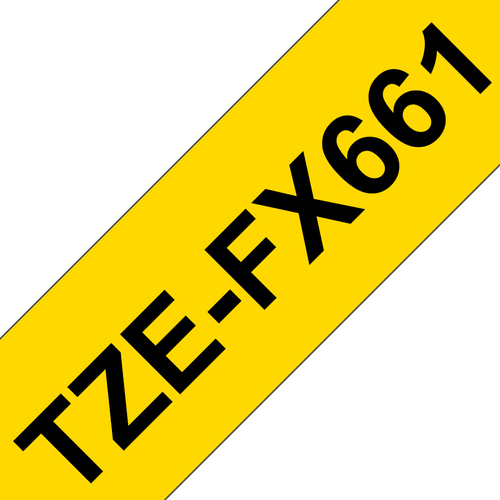 Bild von Brother TZE-FX661 Etiketten erstellendes Band TZ