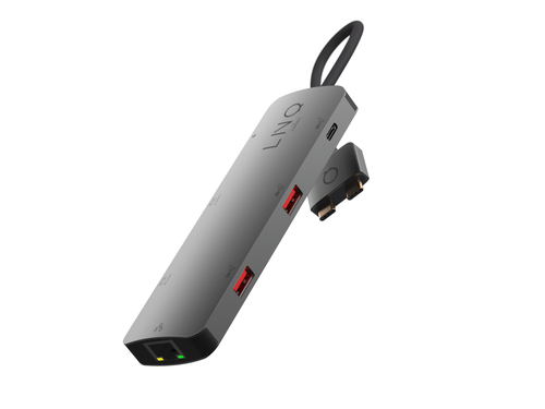 Bild von LINQ byELEMENTS LQ48011 - 7in2 Pro USB-C 10Gbps Multiport Hub with Dual 4K HDMI and Ethernet for MacBook M1/M2