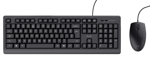 Bild von Trust TKM-250 Tastatur Maus enthalten USB QWERTZ Deutsch Schwarz