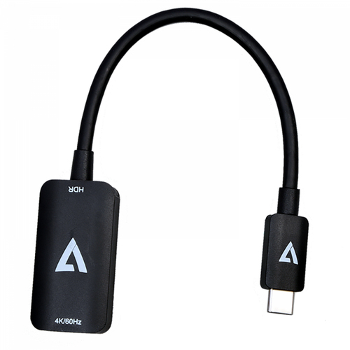 Bild von V7 V7USBCHDMI4K60HZ Videokabel-Adapter HDMI Typ A (Standard) USB Typ-C Schwarz