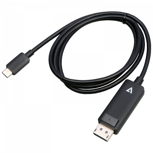 Bild von V7 V7USBCDP14-1M Videokabel-Adapter DisplayPort USB Typ-C Schwarz