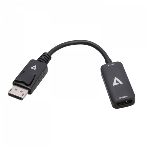 Bild von V7 V7DPHDMIACTV Videokabel-Adapter DisplayPort HDMI Schwarz