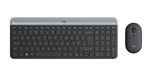 Bild von Logitech MK470 Tastatur Maus enthalten Büro RF Wireless Slowakisch Graphit