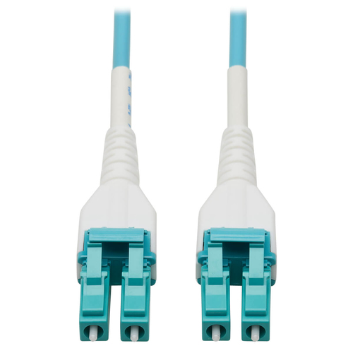 Bild von Tripp Lite N821-100M-AQ-AR InfiniBand/Glasfaserkabel LC OFNR Aqua-Farbe