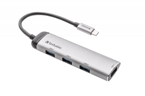 Bild von Verbatim USB-C Multiport-Hub 4-Port USB 3.2 Gen 1