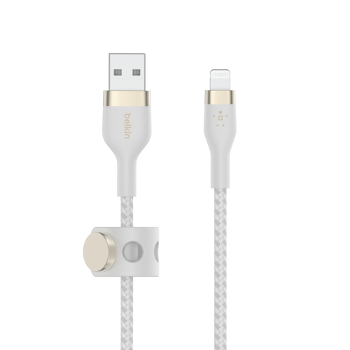 Bild von Belkin CAA010BT3MWH USB Kabel 3 m USB A USB C/Lightning Weiß