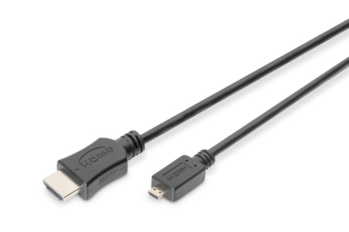 Bild von Digitus 4K HDMI® High Speed Verbindungskabel, Typ-D auf Typ-A