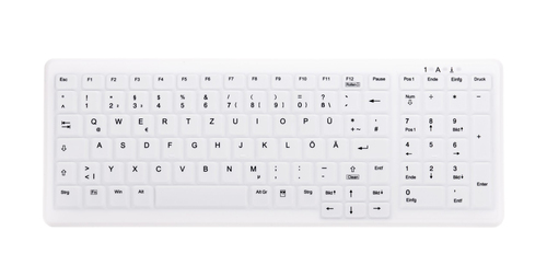 Bild von CHERRY AK-C7000 Tastatur RF Wireless QWERTZ Deutsch Weiß