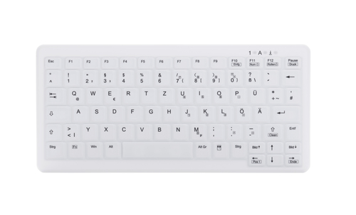 Bild von CHERRY AK-C4110 Tastatur RF Wireless QWERTZ Deutsch Weiß