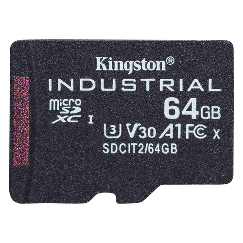 Bild von Kingston Technology Industrial 64 GB MicroSDXC UHS-I Klasse 10