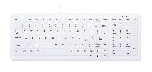 Bild von CHERRY AK-C7000 Tastatur USB QWERTY US Englisch Weiß