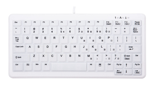 Bild von CHERRY AK-C4110 Tastatur USB QWERTY US Englisch Weiß