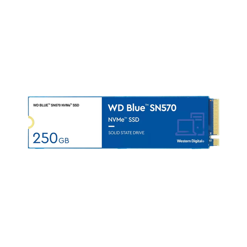 Bild von Western Digital WD Blue SN570 250 GB M.2 PCI Express 3.0 NVMe