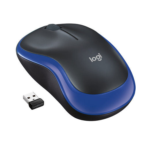 LOGITECH WIRELESS MOUSE M185 BLUE