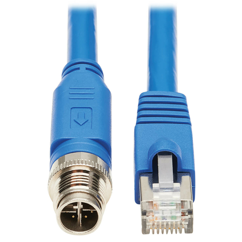 Bild von Tripp Lite NM12-6A2-02M-BL Netzwerkkabel Blau 2 m Cat6a F/UTP (FTP)