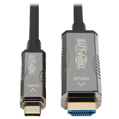 Bild von Tripp Lite U444F3-50M-H4K6 Videokabel-Adapter USB Typ-C HDMI Schwarz