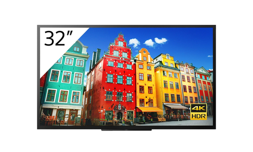 Bild von Sony FW-32BZ30J/TC Signage-Display Digital Beschilderung Flachbildschirm 81,3 cm (32 Zoll) VA WLAN 300 cd/m² 4K Ultra HD Schwarz Android 10