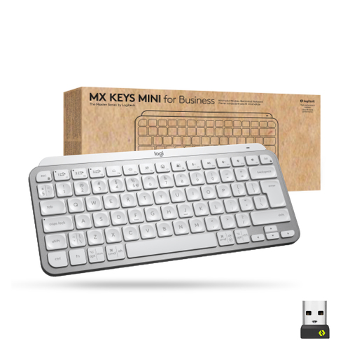 Bild von Logitech Mx Keys Mini For Business Tastatur Büro RF Wireless + Bluetooth QWERTY Englisch Grau