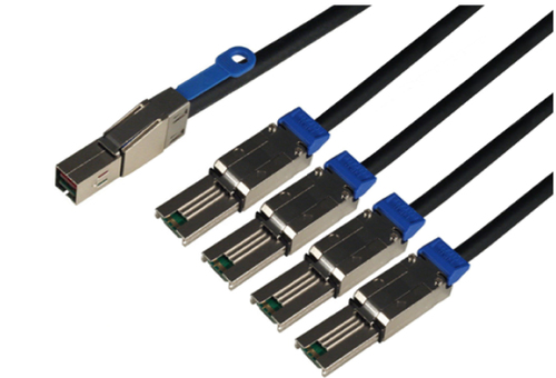 Bild von Overland-Tandberg OV-CBLE8088FAN Serial Attached SCSI (SAS)-Kabel 2 m Schwarz