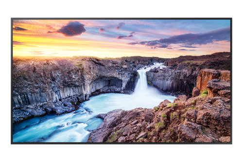 Bild von Samsung QH50B Digital Signage Flachbildschirm 127 cm (50&quot;) LCD WLAN 700 cd/m² 4K Ultra HD Schwarz Eingebauter Prozessor Tizen 6.5 24/7