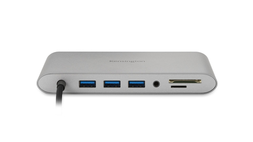 Bild von Kensington UH1440P Mobile USB-C Duale Video Dockingstation mit 85 W Power Pass-Through – DP/HDMI/VGA