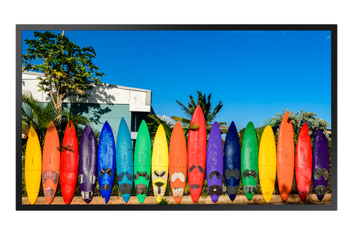 Bild von Samsung OM55B Digital Signage Flachbildschirm 139,7 cm (55&quot;) LCD WLAN 3000 cd/m² 4K Ultra HD Schwarz Eingebauter Prozessor Tizen 5.0 24/7