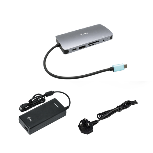 Bild von i-tec USB-C Metal Nano Dock HDMI/VGA with LAN + Charger 112W