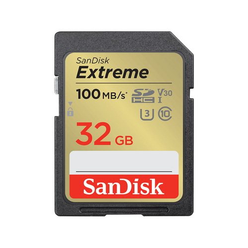 Bild von SanDisk Extreme SD UHS-I Card 32 GB Klasse 1