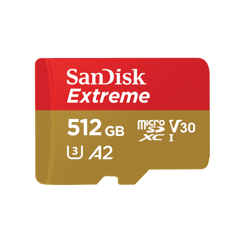 Bild von SanDisk Extreme 512 GB MicroSDHC UHS-I Klasse 10