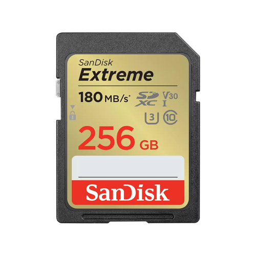 Bild von SanDisk Extreme 256 GB SDXC UHS-I Klasse 10