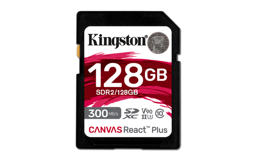 Bild von Kingston Technology Canvas React Plus 128 GB SD UHS-II Klasse 10