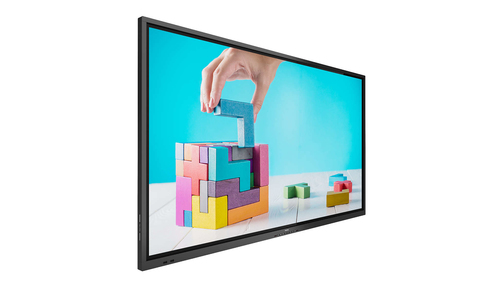 Bild von Philips Signage Solutions E-Line Digital Beschilderung Flachbildschirm 165,1 cm (65 Zoll) ADS 350 cd/m² 4K Ultra HD Schwarz Eingebauter Prozessor Android 8.0