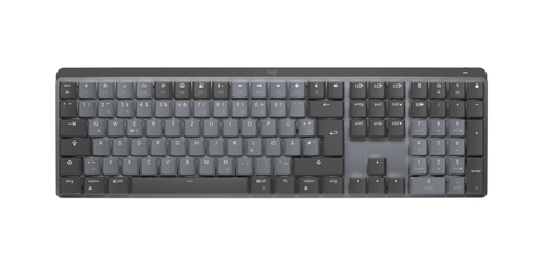 Bild von Logitech MX Mechanical Tastatur Büro RF Wireless + Bluetooth QWERTZ Deutsch Graphit, Grau