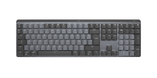 Bild von Logitech MX Mechanical Tastatur Büro RF Wireless + Bluetooth AZERTY Französisch Graphit, Grau