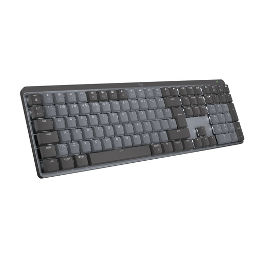 Bild von Logitech MX Mechanical Tastatur Büro RF Wireless + Bluetooth QWERTY US International Graphit, Grau