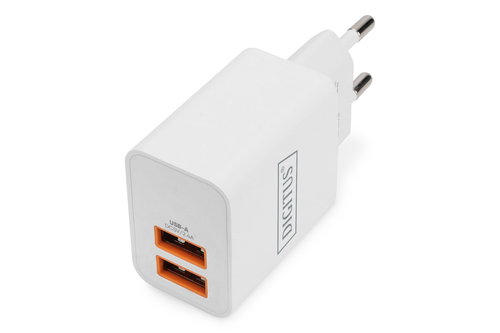 DIGITUS USB CHARGER 2X USB-A 15W