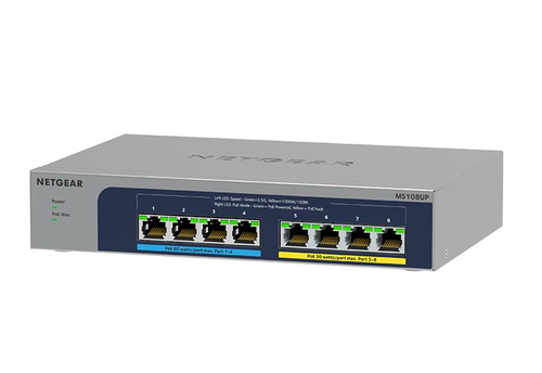 Bild von NETGEAR MS108UP Unmanaged 2.5G Ethernet (100/1000/2500) Power over Ethernet (PoE)