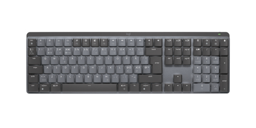 Bild von Logitech MX Mechanical Tastatur Büro RF Wireless + Bluetooth QWERTY Dänisch, Finnisch, Norwegisch, Schwedisch Graphit, Grau