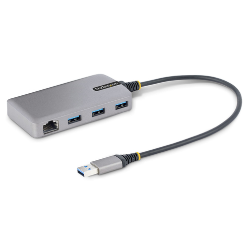 STARTECH 3-PORT USB HUB W/ GBE ADAPTER