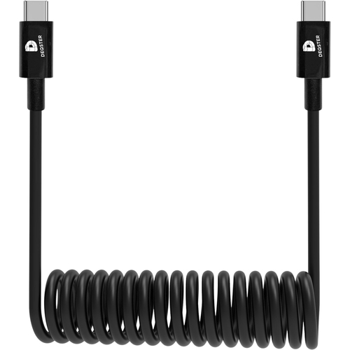 DEQSTER SPIRAL CHARGING CABLE USB-C TO